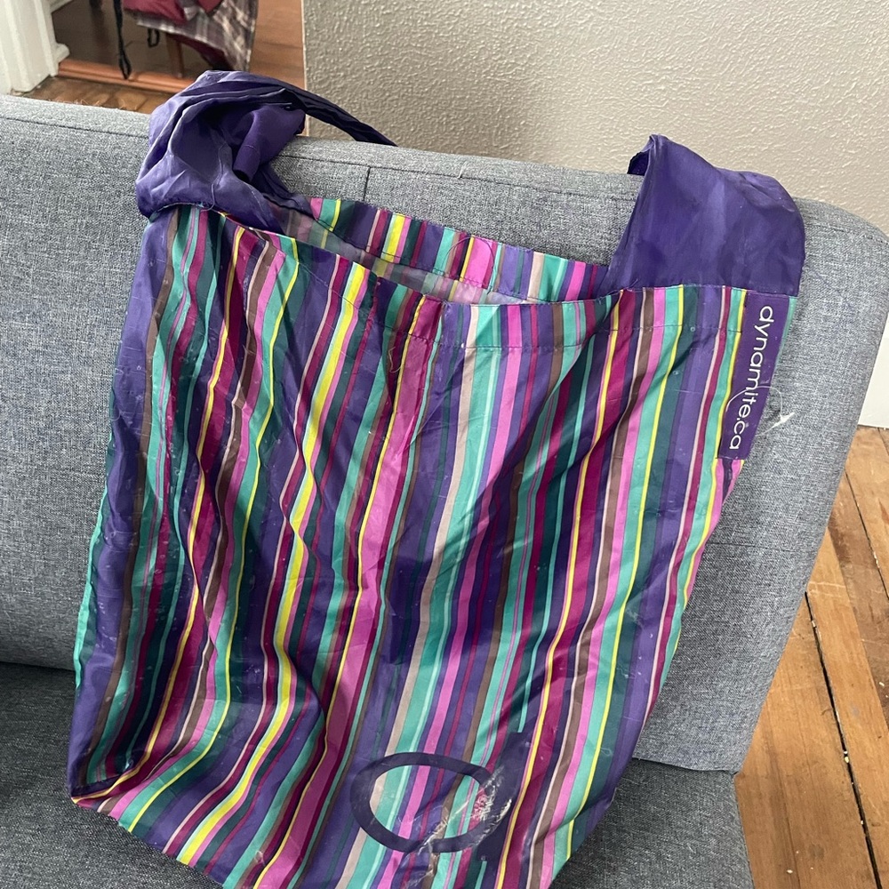 Dynamite Colorful Striped Tote Bag
